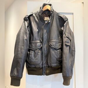 Women's Classic Chocolate Brown Bomber Jacket